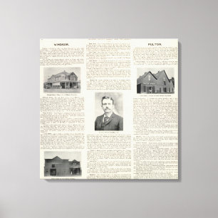 Windsor, Fulton, Kalifornien Leinwanddruck