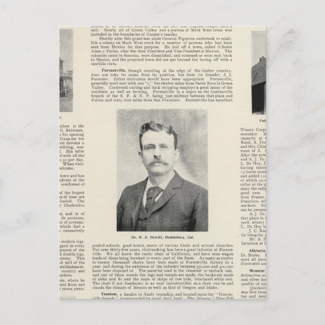 Windsor, Fulton, Kalifornien Postkarte (Vorderseite)