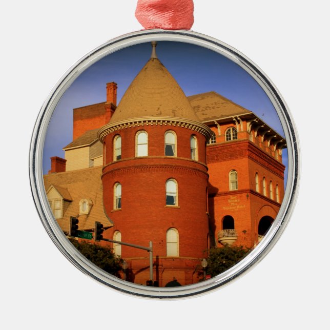 WINDSOR HOTEL, AMERICUS, GA SILBERNES ORNAMENT (Vorne)