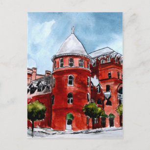 Windsor Hotel Americus Georgia Malerei Kunst Postkarte