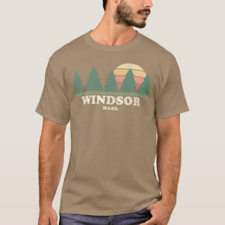 Windsor Ma Vintagehrowbackee Retro 70er Jahre Freu T-Shirt