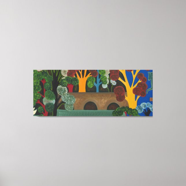 Windsor Park auf Höhe des Sommers 2011 Leinwanddruck (Vorderseite)