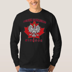 Windsor Round Polish Canadian Leaf T-Shirt
