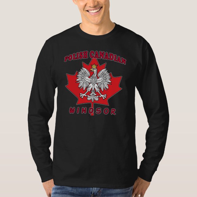 Windsor Round Polish Canadian Leaf T-Shirt (Vorderseite)