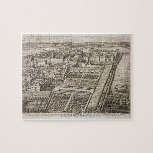 Windsor Schloss, graviert von Johannes Kip Puzzle (Horizontal)