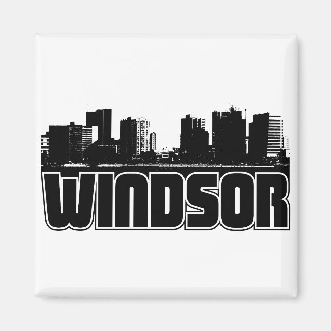 Windsor Skyline Magnet (Vorne)
