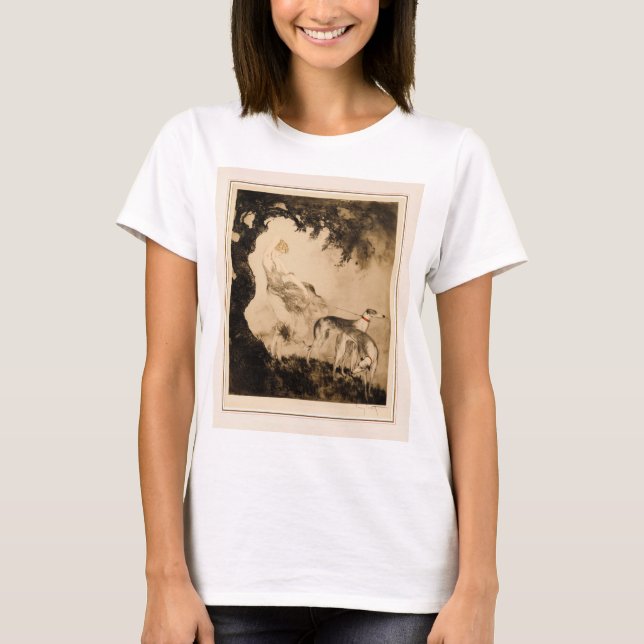 Windstoß von Louis Icart T-Shirt (Vorderseite)