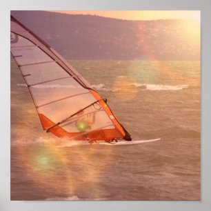 Windsurf Entwurfs-Plakat Poster