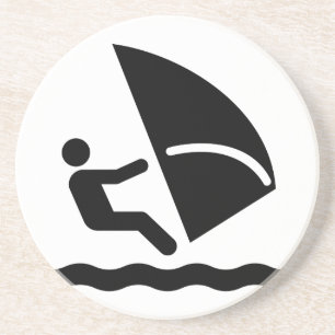 Windsurf Symbol-Untersetzer Getränkeuntersetzer