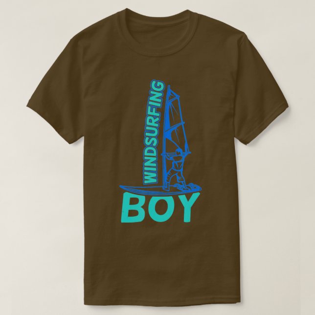 Windsurfboy Windsurfing Fan Segelboarding Boys T-Shirt (Design vorne)
