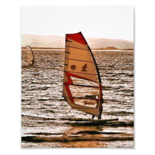 WINDSURFEN FOTODRUCK