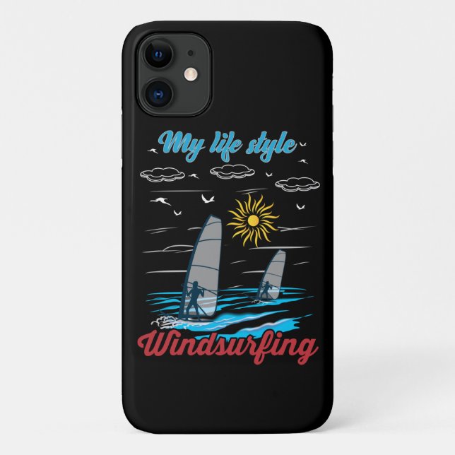 Windsurfen ist mein Lebensstil Case-Mate iPhone Hülle (Rückseite)