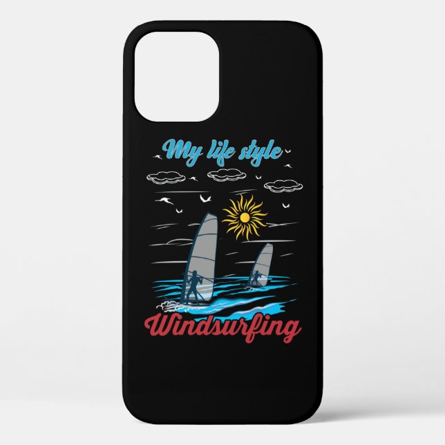 Windsurfen ist mein Lebensstil Case-Mate iPhone Hülle (Rückseite)