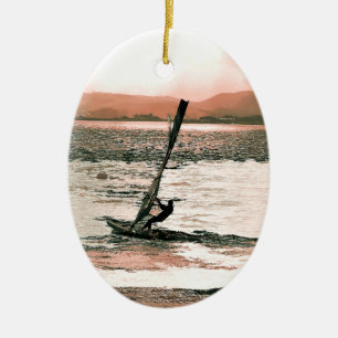 WINDSURFEN KERAMIKORNAMENT