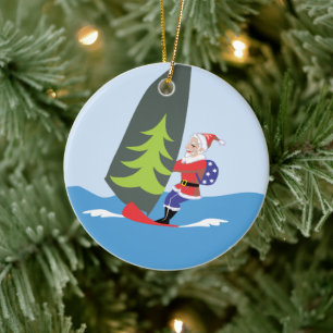 Windsurfen Keramikornament