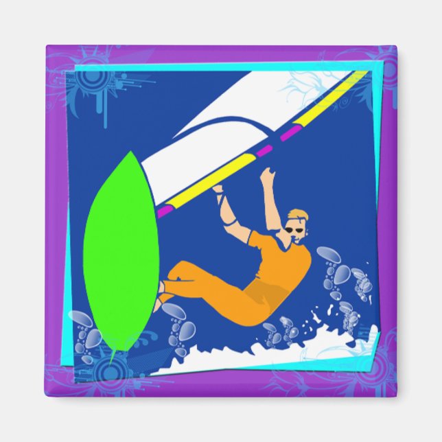 Windsurfen Magnet (Vorne)