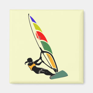 Windsurfen mit Spannung Magnet