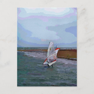 WINDSURFEN POSTKARTE