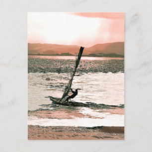 WINDSURFEN POSTKARTE