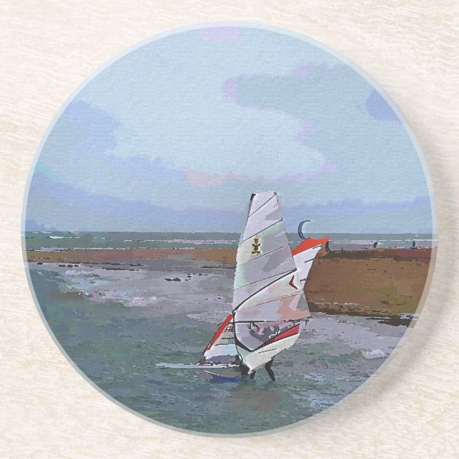 WINDSURFEN UNTERSETZER (Vorne)
