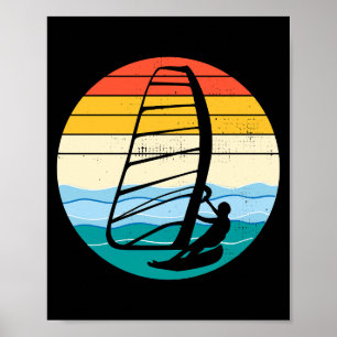 Windsurfen Windsurfen Surfen Surfen Wassersport Poster