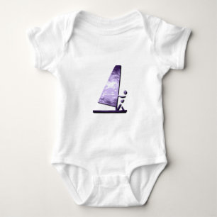 Windsurfer-Entwurfs-Baby-T - Shirt