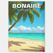 Windsurfer in Bonaire, Niederländisch Karibik