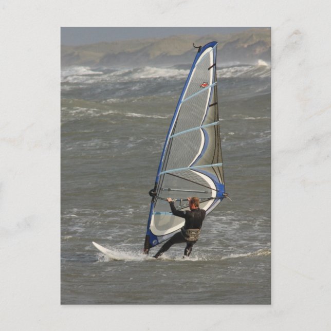 Windsurfer - Nordjytland, Dänemark Postkarte (Vorderseite)