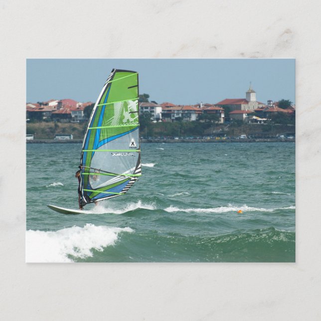 Windsurfer Postkarte (Vorderseite)
