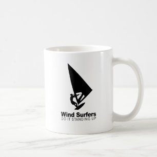 Windsurfer stehend tasse
