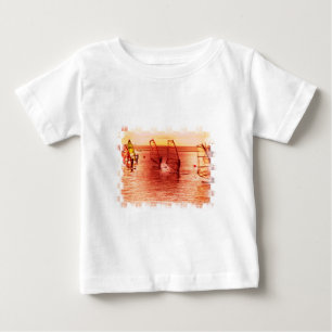 Windsurfers auf Horizont-Baby-T - Shirt