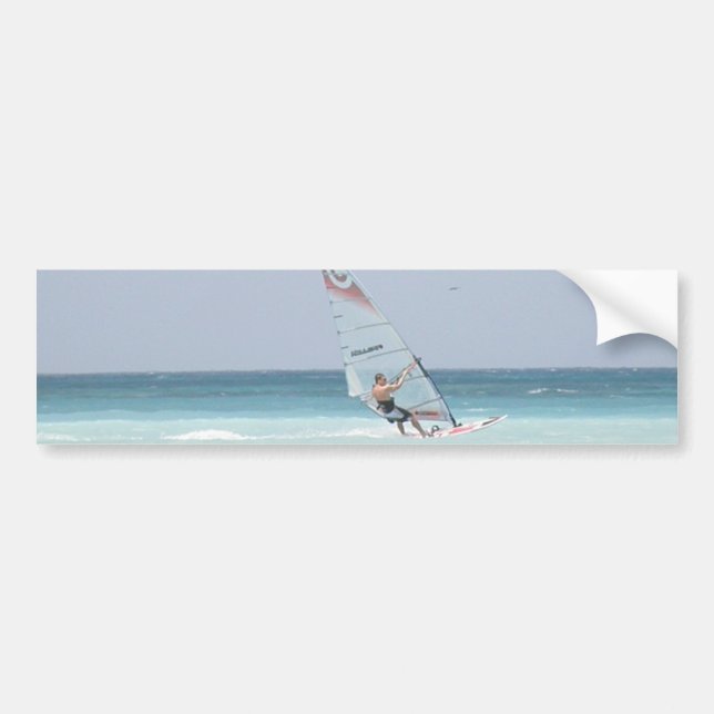Windsurfing Autoaufkleber (Vorne)