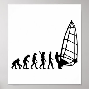 Windsurfing-Evolution Poster