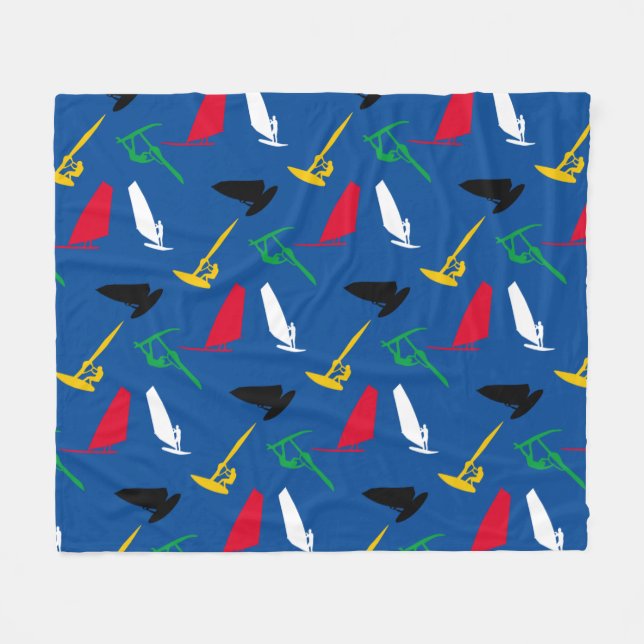 Windsurfing Fleecedecke (Vorderseite (Horizontal))