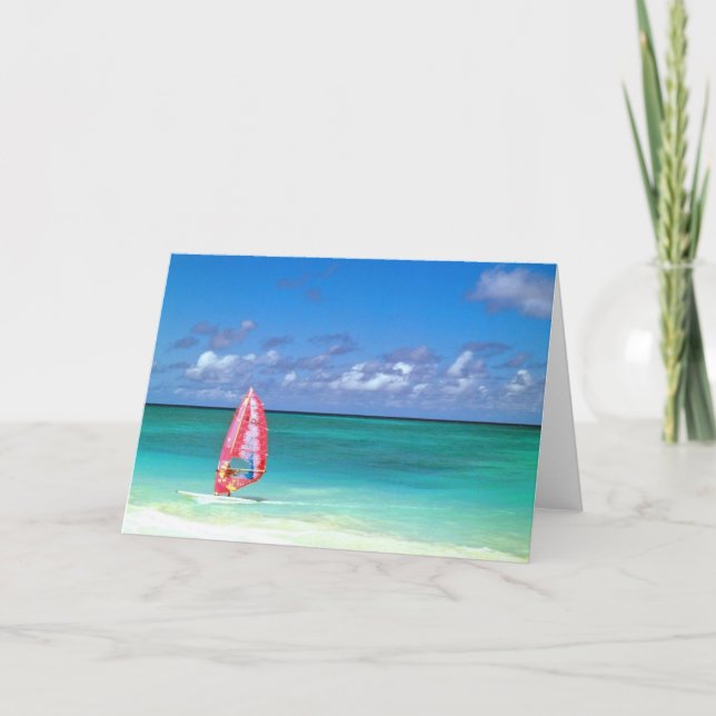 Windsurfing Hawaii Karte (Vorderseite)