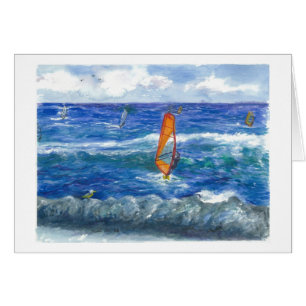 Windsurfing in Hawaii
