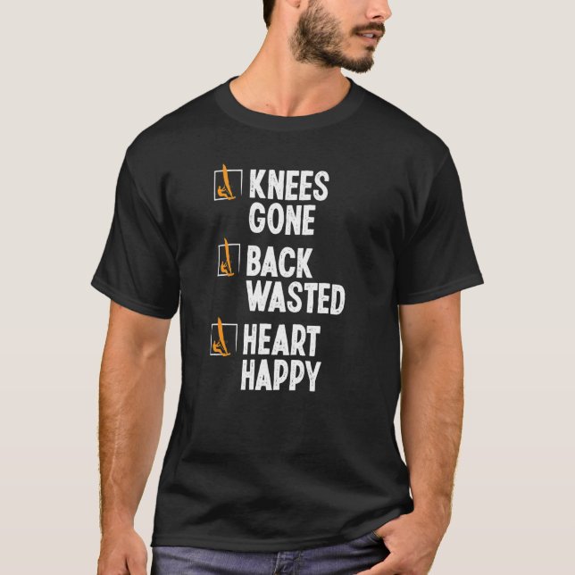 Windsurfing Knee Injury Back Surgery Funny Windsur T-Shirt (Vorderseite)