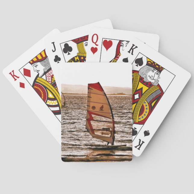 WINDSURFING PLAYCARDS SPIELKARTEN (Rückseite)