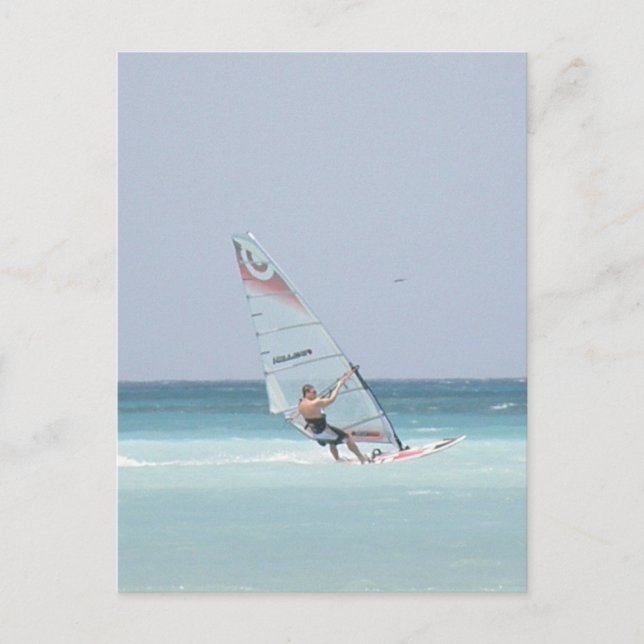 Windsurfing Postkarte (Vorderseite)