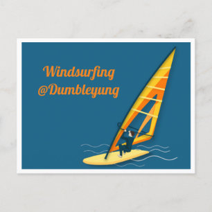 Windsurfing Postkarte