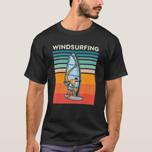 Windsurfing Sailing Surfing Sea Saying T-Shirt (Vorderseite)