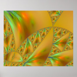 Windsurfing Sierpinski Triangle Fraktal Art Collec Poster