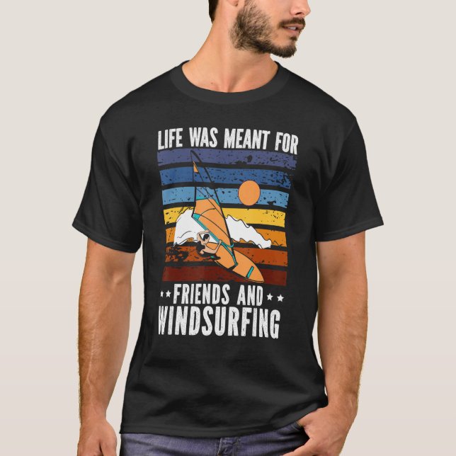 Windsurfing Surfing Board Water Sports 1 T-Shirt (Vorderseite)