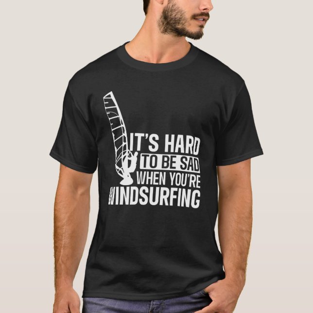 Windsurfing Surfing Board Water Sports T-Shirt (Vorderseite)