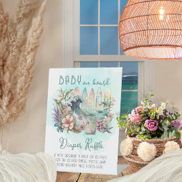 Windsurftaucher-Raffle Sockelschild