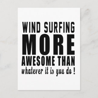 Windsurfummern phantastischer als alles, was man h postkarte