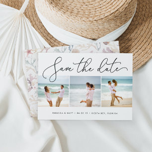 WindSwept   Beach Wedding Save the Date Foto