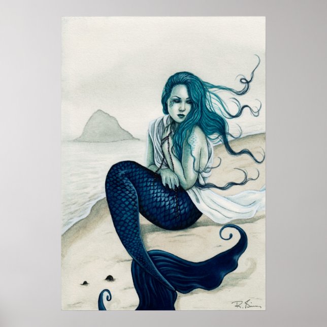 WindSwept Mermaid Poster (Vorne)