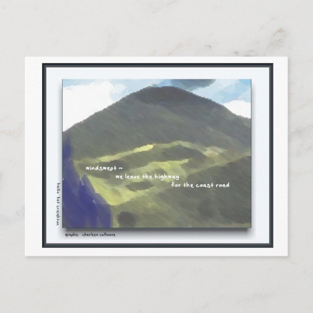 WindSwept Postkarte (Vorderseite)
