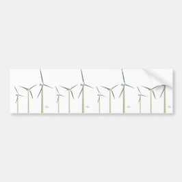 Windturbine Autoaufkleber
